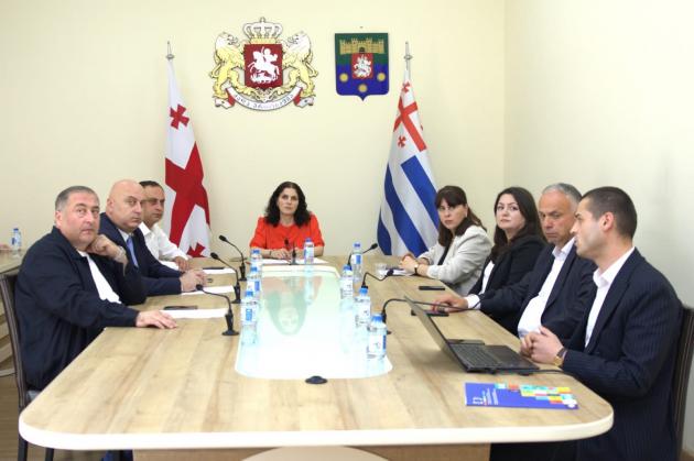 Director of Batumi Boulevard Lasha Mikeladze presented a report to the Supreme Council