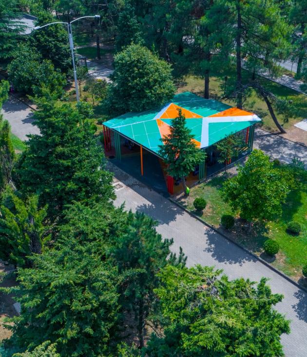 New modern fitness-training grounds on Batumi Boulevard